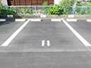 駐車場ﾗｲﾝ・車止め・番号 配置例４