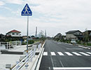 道路標識設置・道路標示塗装工事 設置例1